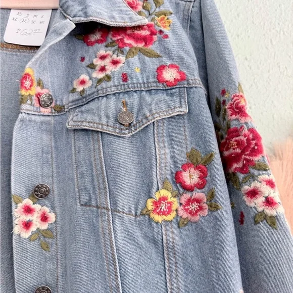 Savanna Jane Blue Denim Jacket - Picture 3 of 7